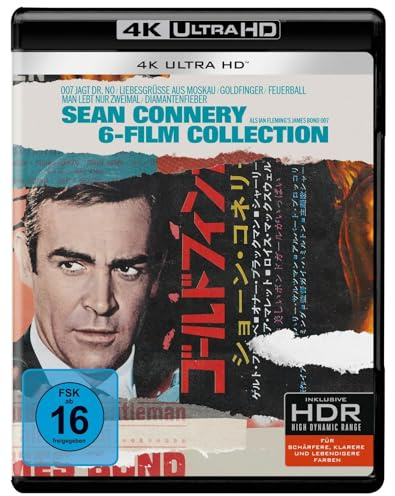 James Bond: Sean Connery 6-Film Collection (6 4K Ultra HD)