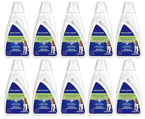 10 Bottles of Floor Cleaning Solution Compatible with Bissell Floor Cleaning Liquid Consumables for Floor Scrubbers 1/2/3/4 Generations/5.0 Carpet Cleaner Accessories