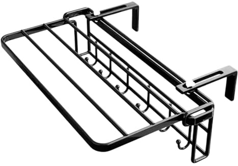 KESOTO Stendibiancheria con Termosifone per La Casa con Gancio, Facile Da Installare, Realizzato in Ferro, Pratico E Multiuso, Grande