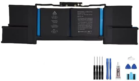 Generic Akku A1953, 7337 mAh, 11,4 V, kompatibel mit MacBook Pro 15 Zoll A1990 Touchbar 2018 2019 EMC 3215 MC3359 MR962LL Laptop-Akku