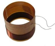 WEB world electronic business Bobina Mobile Professionale per Altoparlante - ASV 2 Strati (49-51mm) – 4 Ohm – Ricambio per Woofer e Subwoofer