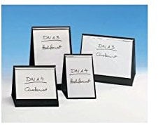 rillstab 93190 Tisch-Flipchart , A4 hoch, inkl. 20 Hüllen ,schwarz