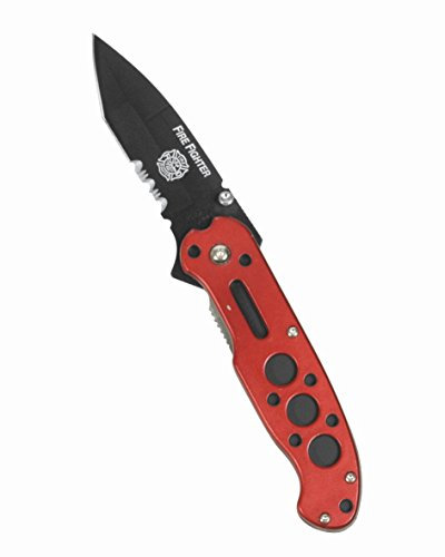 Mil-TEC cuchillo de 'Fire Fighter' Rojo rojo