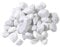 Kieselsteine aus Marmor aus Carrara, Ø 7/15 mm, Weiß, Sack à 25 kg für Vasen