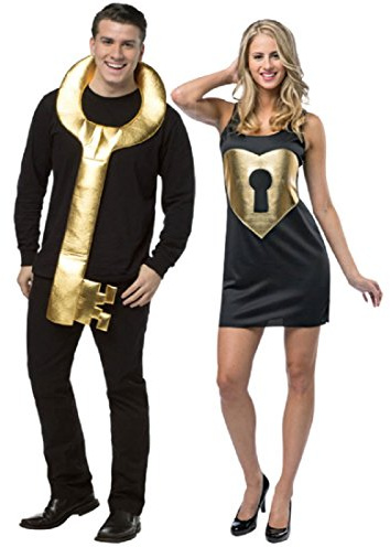 Rasta Imposta Key To My Heart Lock and Key Couples Costume
