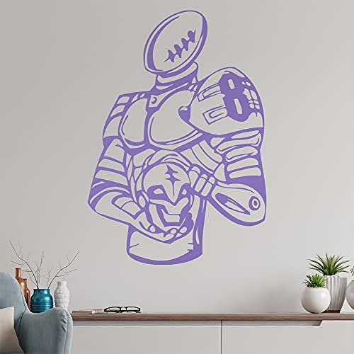 Football Spieler Wandtattoo in 6 Größen - Wandaufkleber Wall Sticker - Dekoration, Küche, Wohnzimmer, Schlafzimmer, Badezimmer