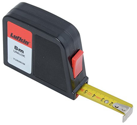 Lufkin Yu838Cm (T0061083804) 8m / 19mm Mètre Ruban Unilok, Avec Boîtier Résistant Aux Chocs