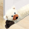 Magic Toy Shop Novelty Draught Excluder Cushion With Cat Design - Wind Stopper And Noise, Light, Dust Blocker - Cat Door Draft Excluder Cream Cat