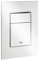 Grohe Skate Cosmopolitan S WC- Bet&aumltigungsplatte f&uumlr Rapid SL S-Size, 130 x 172 mm, 2-Mengen- und Start und Stopp-Bet&aumltigung, 37535SH0 Alpinweiß Design Größe