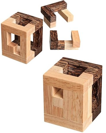 Philos 6272 Puzzle-Spiel Open Box Verpackung, Braun