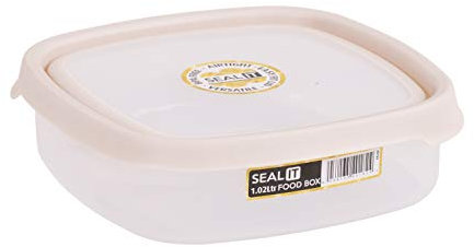 Wham Aufbewahrungsbox, Polypropylen, Creme, 1L