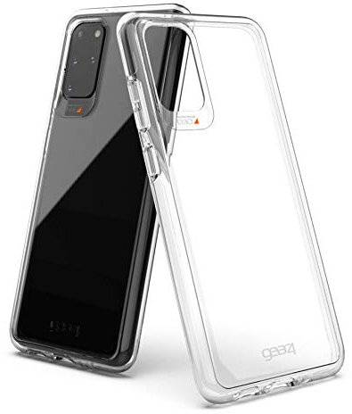 ZAGG Crystal Palace D30 Protective Case for Samsung Galaxy S20+, Shockproof, Slim, 5G (Clear)