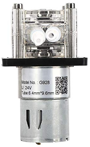 Bomba peristáltica, bomba peristáltica de gran flujo, bomba dosificadora con tornillo de acero inoxidable para laboratorio de acuarios 500 ml/min(24V)