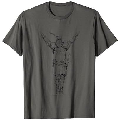 Dark Souls DARK SOULS Design T-Shirt, Men's, Grey, Small