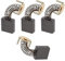 2 pares de escobillas de carbón para motor eléctrico de cinta de correr, compatibles con Greenmaster GMD 118-1, 17 x 17 x 7 mm