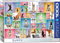 empireposter Yoga Hunde - 1000 Teile Puzzle im Format 68x48 cm