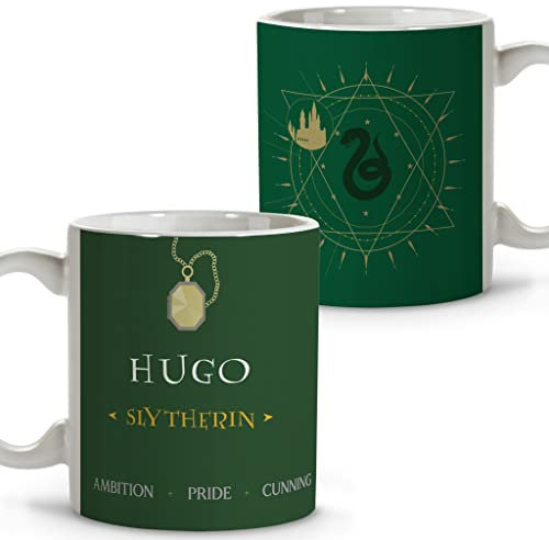 Zauberer Tasse. Personalisierte Geschenke. Tasse Personalisiert mit Namen. Zauberer Geschenkes. Keramik 330ml. Slytherin fanartikel. Slytherin