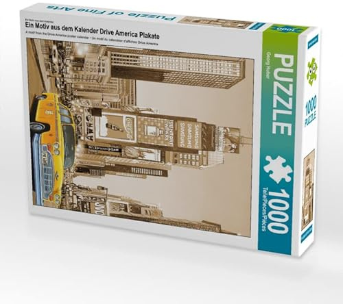 CALVENDO Puzzle EIN Motiv aus dem Kalender Drive America Plakate | 1000 Teile Lege-Größe 48 x 64 cm Foto-Puzzle für glückliche Stunden