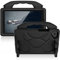 Chstls Kids Case for Huawei MediaPad M5 8.4 (2018) / MediaPad T3 8.0 (2017) / M3 Lite 8.0 (2017) / M3 8.4 (2016), EVA Lightweight Durable Shockproof Handle Cute Cover with Foldable Stand - Black