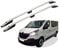 RC Royal Class Dachreling aus Aluminium eloxiert passend für Renault Trafic L1 kurz (SWB) Baujahr ab 2015 passgenau in Silber mit Allgemeiner Betriebserlaubnis (ABE)