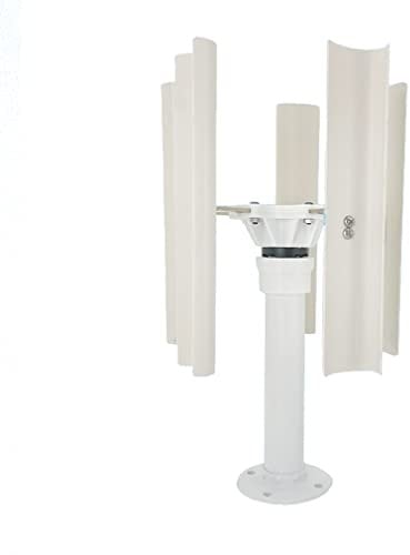 Wind Turbine Generator, Wind Turbine Generator Kit for Home,35 W Wind Turbine, 5 Blade Vertical Wind Turbine, Three-Phase Permanent Magnet Generator, DIY Generator Can Be Used for Science Experiments