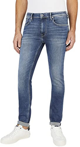 Pepe Jeans Finsbury, Jeans Hombre, Azul (Denim-hs6), 34W / 34L