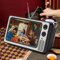 30,5 cm (12 Zoll) Retro-TV-Verstärker Handy-Bildschirmlupe – Geschenke für Papa – 3D-HD-Handy-Bildschirmvergrößerung für Filme, Videos, Spiele – passend für alle Smartphones (Vintage Brown)