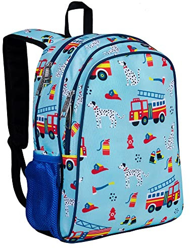 Wildkin Jungen Rucksack, Feuerwehr, Einheitsgröße