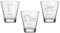 LUXENTU Kinderbecher Trinkgläser mit Gravur, 3er Set Baustellenfahrzeuge, 215 ml, Wasserglas Kinderglas mit Baustellen-Motiv & personalisierter Namensgravur für Kinder, Spülmaschinengeeignet