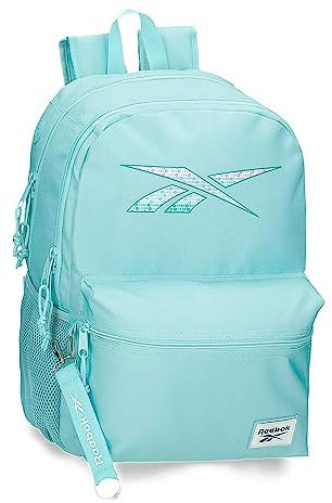 Reebok ANN Mochila Escolar Doble Compartimento Azul 31x44x15 cms Poliéster 20,46L