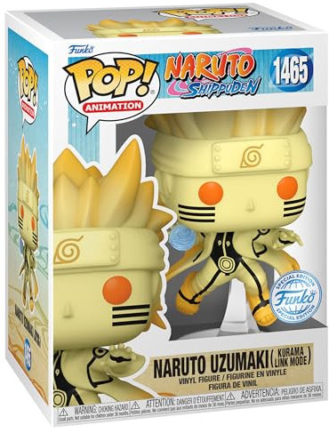 Funko Pop! Naruto: Shippuden - Naruto Uzumki (Kurama Link Mode) Special Edition, Standard