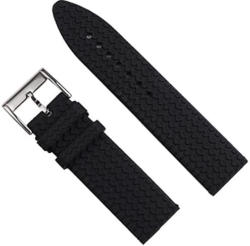 AVIMYA 23 21mm Gummi Schwarz Armband Für Chopard Silikon Armband Männer Band Handgelenk Armband Dornschließe ShaoSu