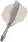 WINMAU Darts Fusion Integrated Flight & Shaft System - No.2 Shape & Design - Grau Farbe, Kurze Länge