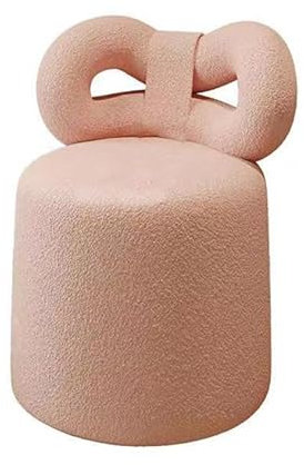 BREZO Schminkhocker, Schwingstuhl for Make-up-Raum, Modischer Schwingstuhl mit Schleife, Geeignet for Wohnzimmer, Sofa, Tisch (Größe: 47 X 34 X 69 cm) (Color : B)