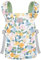GAGAKU Babytrage Puppe für Kleine Mädchen Kinder Puppentrage Vorder- Rückentrage Puppentragetasche Babypuppentrage Kuscheltierträger Babytrage Puppe - Grün - Plumerienblumen