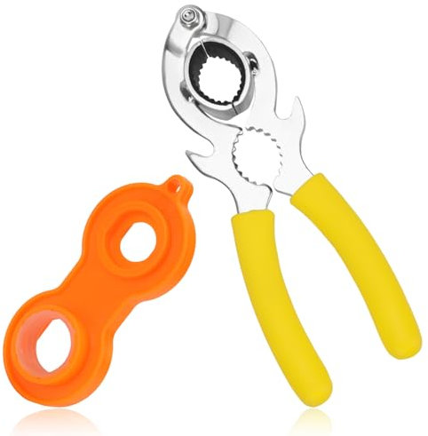XIHIRCD 2pcs Faucet Bubbler Wrench, Faucet Aerator Wrench Cleaning Tool Installing Faucet Tool Wrench Kit for Bathroom Faucet Parts