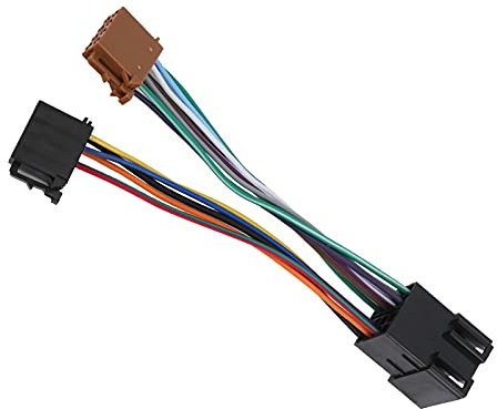 Adaptador de Arnés de Cableado ISO para Radio Estéreo de Coche, Conector Macho y Hembra, 2 Unidades, para 106, 206, 306, 307, 405, 406, 607