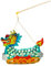 Oshhni Kit de Manualidades con Linterna de Barco dragón, Linterna de dragón de Mano, Linterna Decorativa Hecha a Mano con Dibujos Animados, decoración para, Verde