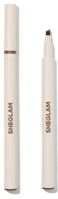 SHEGLAM Feather Better Flüssiger Augenbrauenstift Langanhaltend Wischfest Wasserdicht Natürlicher Vollerer Augenbrauenstift- Dark Brown