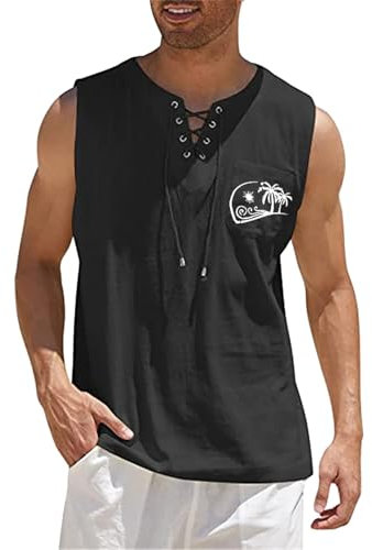 Axel Shirt Herren Basic Stretch Muskelshirtst Ärmellose Sportunterhemden Regular Fit Achselshirt Bequeme T-Shirts Festival Unterhemd Atmungsaktive Kleidung Gym Sport Axelshirt