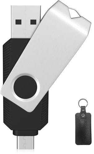 WOOOLKEN SSD esterno 512GB USB 3.2 Gen 2, chiavetta USB veloce fino a 1000MB/s, doppio connettore USB A + C per laptop, tablet, smartphone, Smart TV e altri dispositivi compatibili OTG.