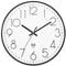 Funkuhr 30cm Funk-Wanduhr, Funkuhr Wohnzimmer Einfach zu Lesen, Modern Ohne Tickgeräusche Lautlos Hängeuhr, für Zimmer Zuhause KüChe Schlafzimmer Büro Schule (Schwarz+weiß)