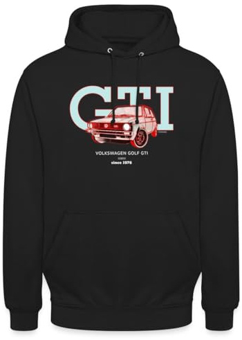 Spreadshirt Volkswagen Roter VW GTI M1 Mit GTI Schriftzug Unisex Hoodie