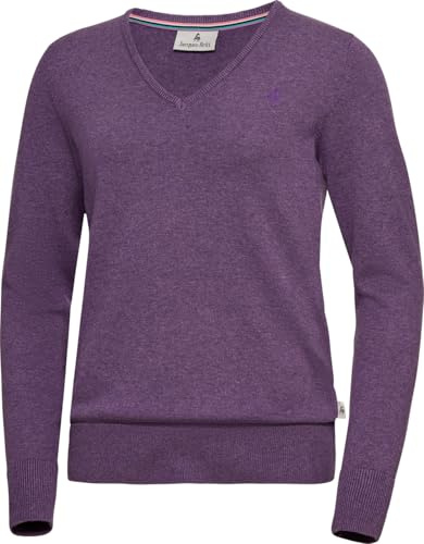 Jacques Britt Damen Pullover mit V-Ausschnitt, weicher Feinstrick aus Reiner Baumwolle, warm, bequem & atmungsaktiv für Herbst und Winter, figurfreundlich, Gr. S–XXL