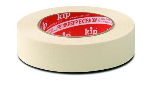 3 Rollen Kreppband kip Feinkrepp Extra 301-18 - 50 m x 18 mm