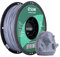 eSUN PLA+ Filament 1,75 mm, verstärkt Zähigkeit 3D-Drucker PLA Plus, Maßgenauigkeit +/- 0,03 mm, 1 kg Spule (2,2 LBS) 3D-Druck-Filament für 3D-Drucker, Grau