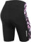 NOOYME Cuissard Velo Femme 4D Rembourrés Short Cycliste Femme Sechage Rapide Cuissard Cycliste Femme Design Respirant Anti-Glissant pour Cycliste Femme - Taille XL - Couleur NoirRose