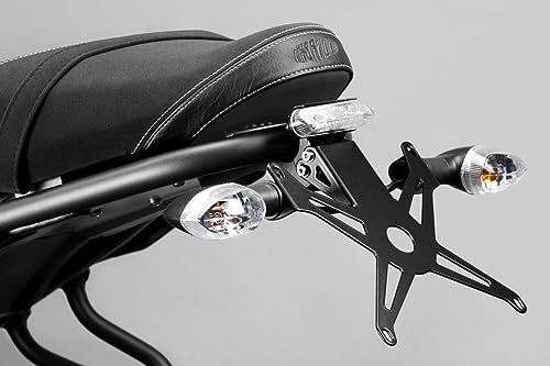 XSR700 2015/23 - Kit Kennzeichenhalter (R-0777) - Einstellbare Nummernschild Halter - inkl. LED und Hardware-Bolzen - Motorradzubehör De Pretto Moto (DPM Race) - 100% Made in Italy