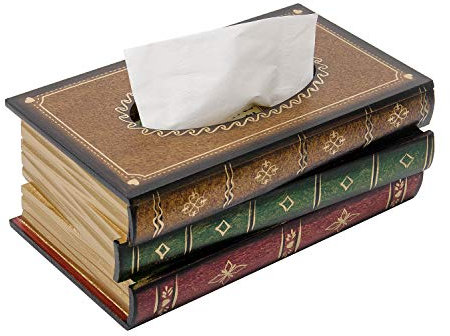 Boîte à mouchoirs rectangulaire rétro en Bois Antique pour Salle de Bain, Salon, Bureau, Voiture, Cuisine