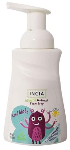 INCIA Natürliche Olivenöl-Schaumseife für Kinder 200ml